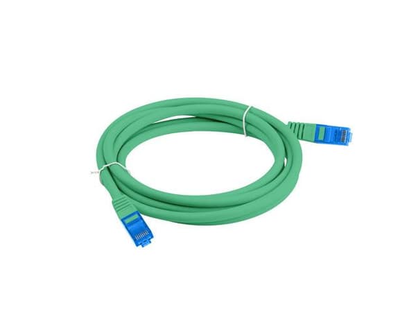 Patchkabel Lanberg S/FTP kat.6A 1,5m LSZH CCA fluke passerad grön
