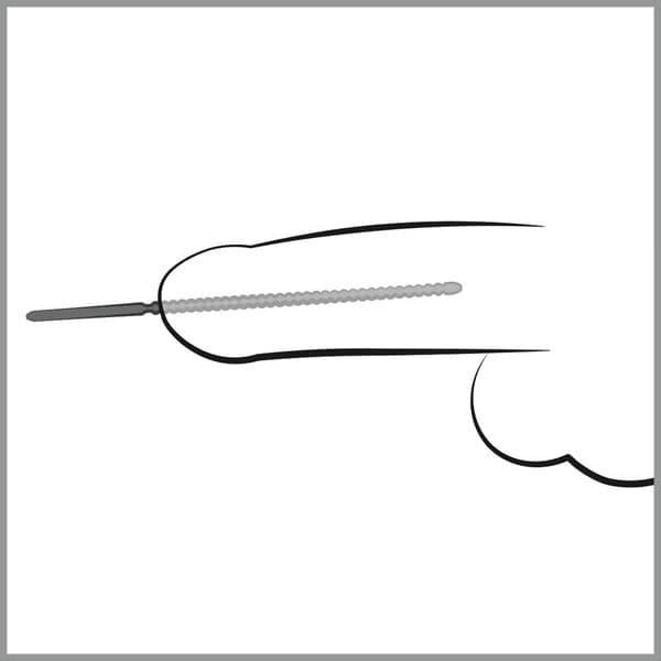 Penisprop Lang Dilatator Til Urethral Stimulation 24cm