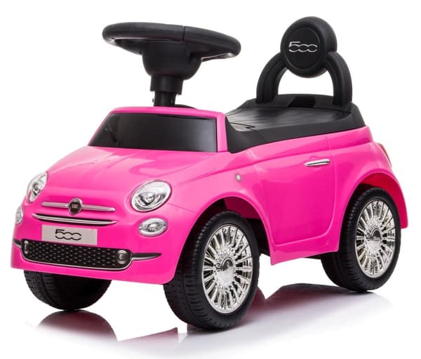 Fiat 500 gåstol rosa
