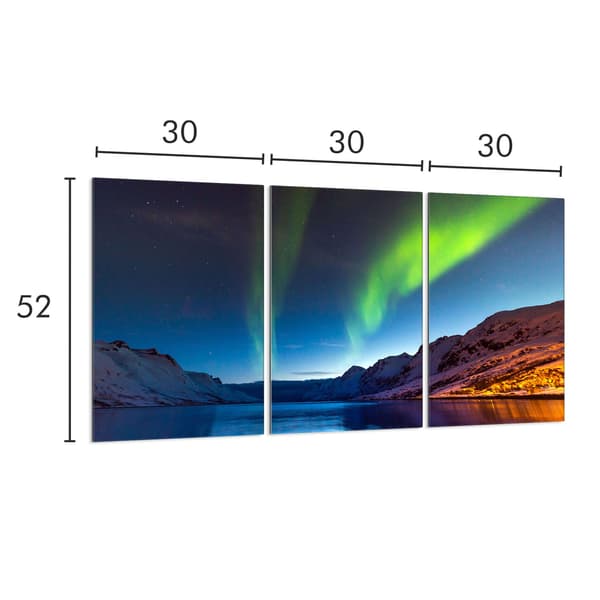 Lasinen suojalevy liedelle 3x30x52