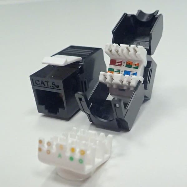 Keystone Jack RJ45 Cat. 5e UTP-modul, værktøjsfrit Netrack