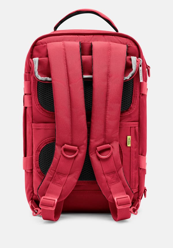 Wittchen Unisex Multifunktionell 2-i-1 Flygplansryggsäck Hallon Polyester
