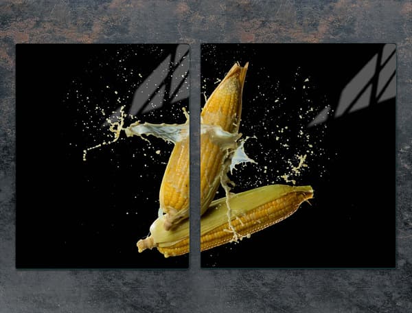 GLASBESKYTTELSESPLADE TIL KOMFUR 85x52 CORN