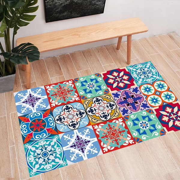 Selvklæbende PVC-patchwork-paneler, sæt med 10 tapet 20x20cm ZM-06-015