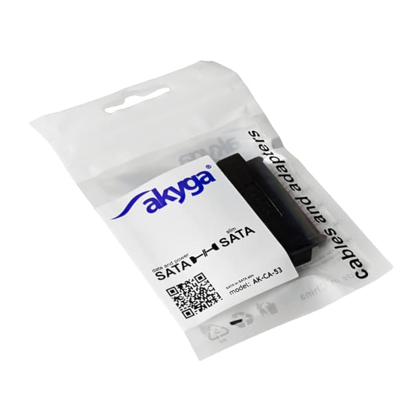 Akyga AK-CA-53 Slim SATA (M) / SATA (F) sovitin