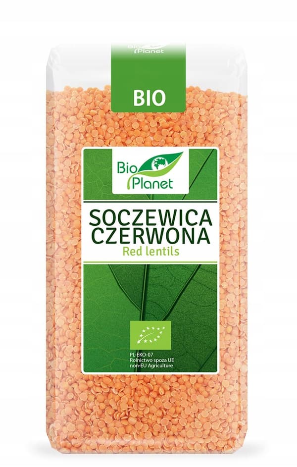 EKOLOGISKA RÖDA LINSER 400 g - BIO PLANET