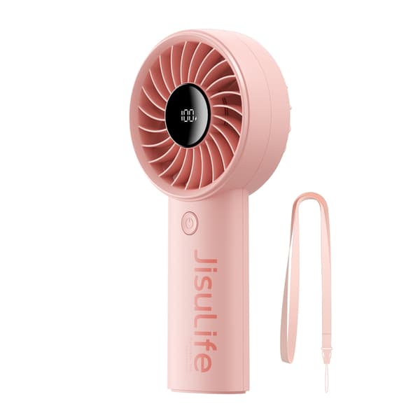 Mini handhållen fläkt 3600mAh USB-C - Rosa