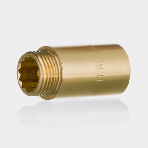Messinkijatkokappale 1/2 x 60 mm