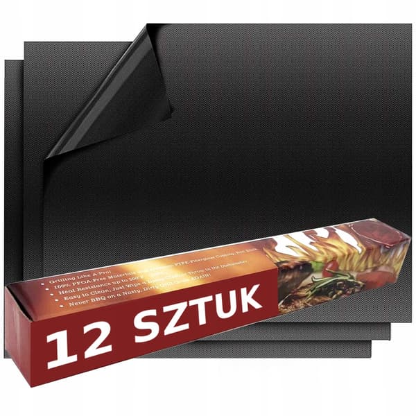 TEFLON MÅTTER TIL GRILL, OVN, BAGNING x12