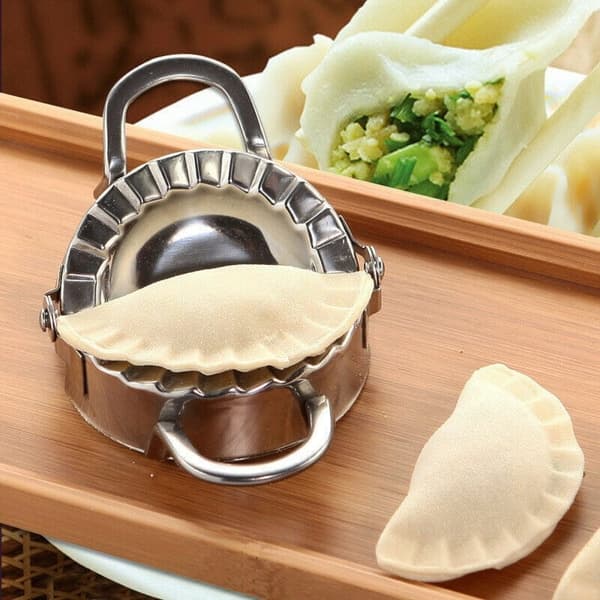 XL dumpling maker, dumplingform i rustfrit stål, 9,5 cm