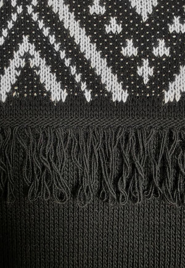 Boho tröja med fransar - Boho tröja - Svart tröja M1265 storlek M