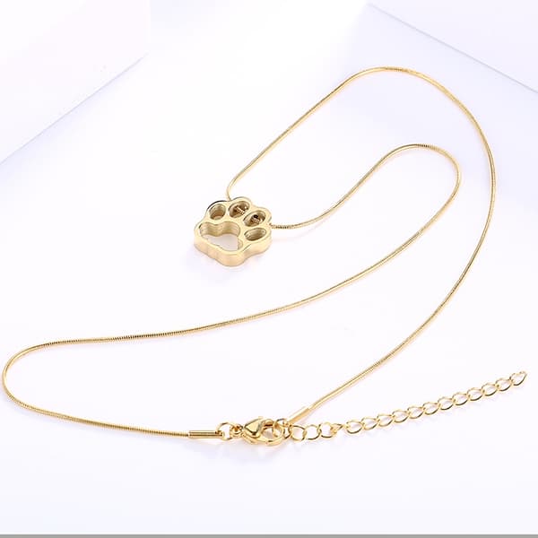 SET: COLLAR y PENDIENTES Oro, Acero 18k