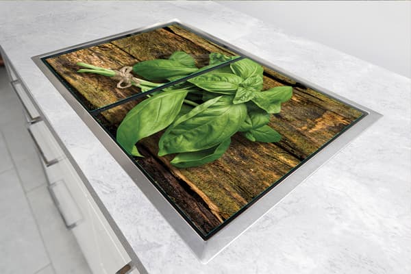 GLASBESKYTTELSESPLADE TIL KOMFUR 90x52 BASIL