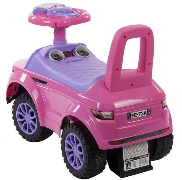 Åkbar barnvagn för ettåring, rosa, 12 månader+