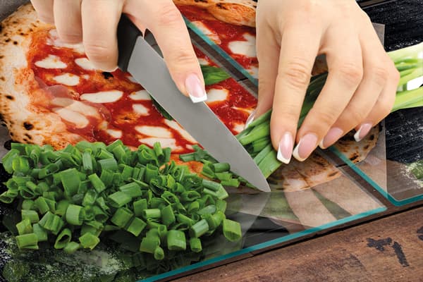 Glasbeskyttelsesplade 75x52 Pizza