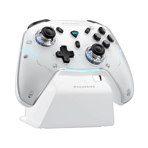G5Pro Max Trådløs Gaming Controller med Ladestation - Hvid