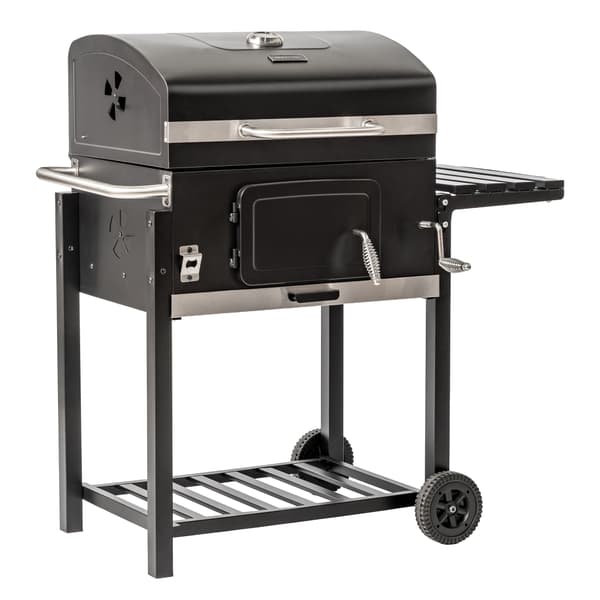 STOR PREMIUM TRÄDGÅRDSGRILL MED LOCK