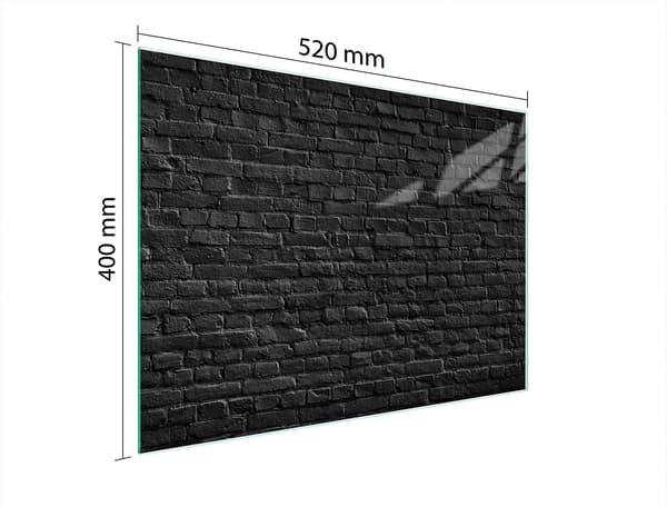 SKÄRBRÄDA I GLAS 52x40 TEGELMASSA