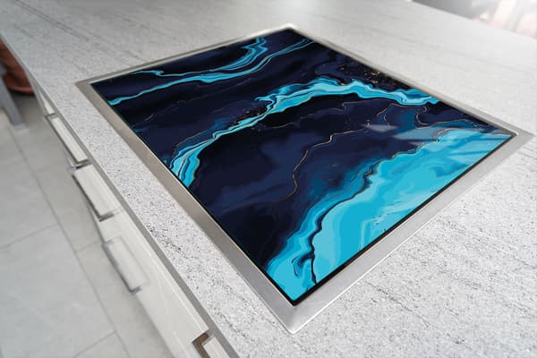 GLASSKÆREBRÆT 52x30 MARMOR