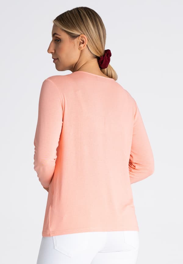 Damblus långärmad rosa storlek S