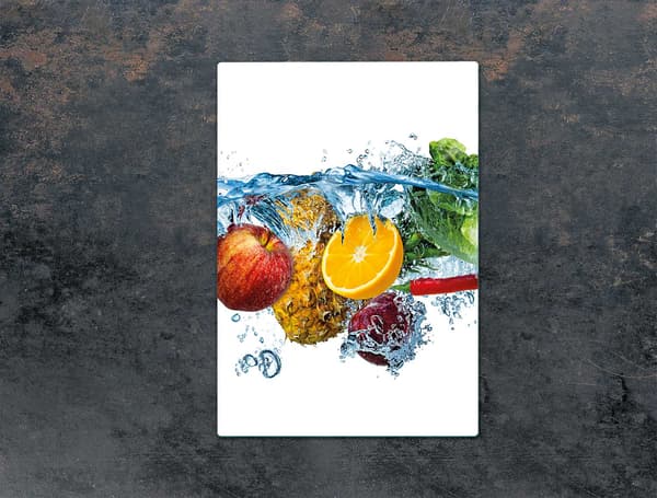 SKÄRBRÄDA I GLAS 35x52 FRUKT