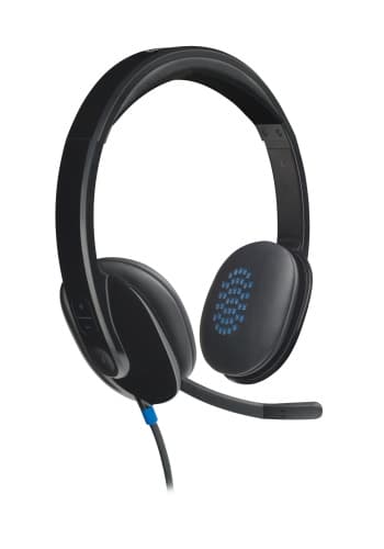 Logitech H540 Trådbundet Headset, USB-A, Svart