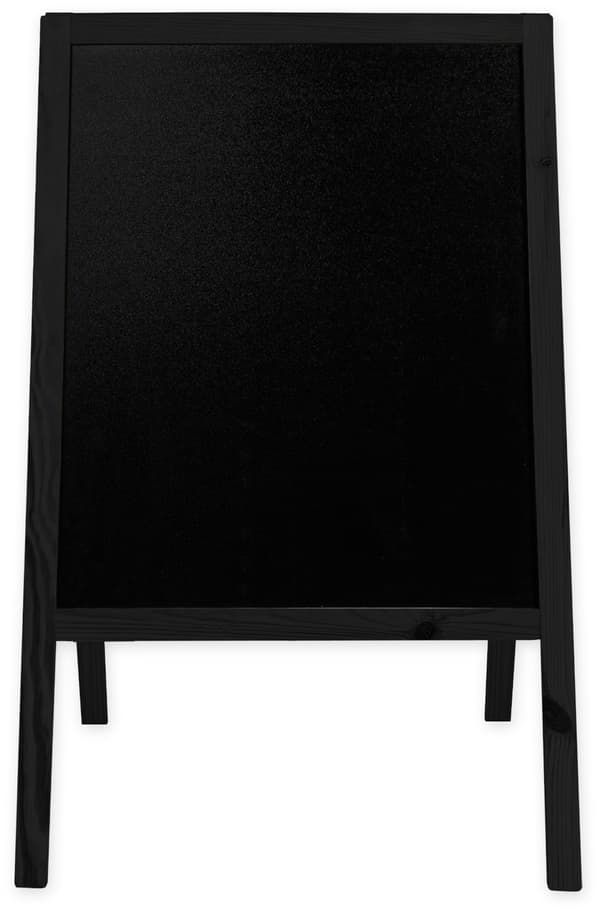 Træ A-bræt Classic M (60x100 cm) - Sort