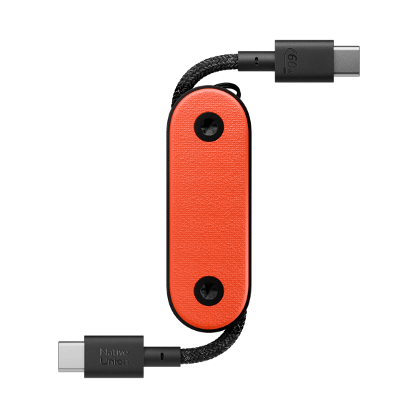 Native Union Pocket-kabel - USB-C - USB-C-kabel, 17 cm (oxyfire)