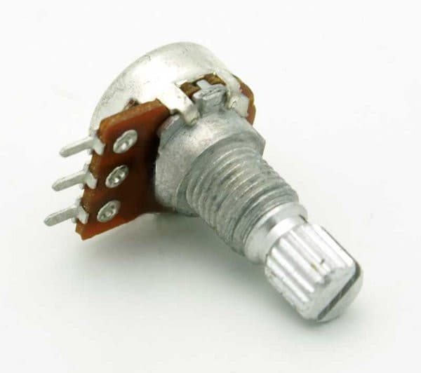 Mini lineært roterende potentiometer 1x50KB