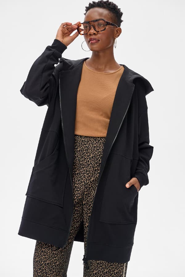 Dozi Sort Dame Sweatshirt 36/38