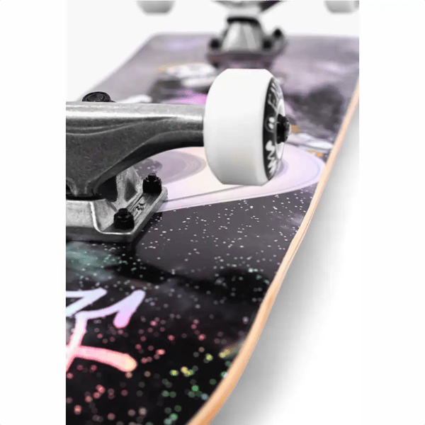 Enuff Skully Mini Hologram Skateboard til Børn | 7,25" Sort