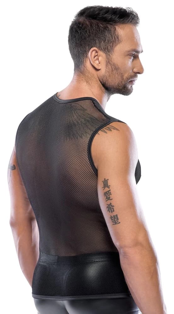 Svenjoyment Herre Tyk Mesh Tanktop Sort ML
