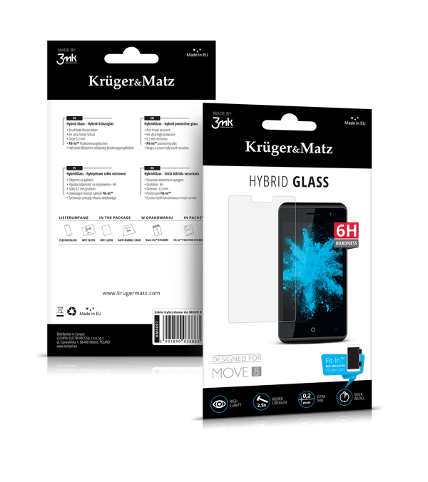 Hybrid glas Kruger&Matz 6H til Move 8