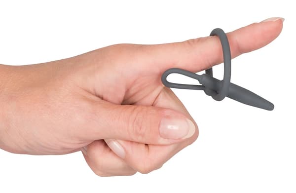Penisplug 2-i-1 penisring og dilatator i én