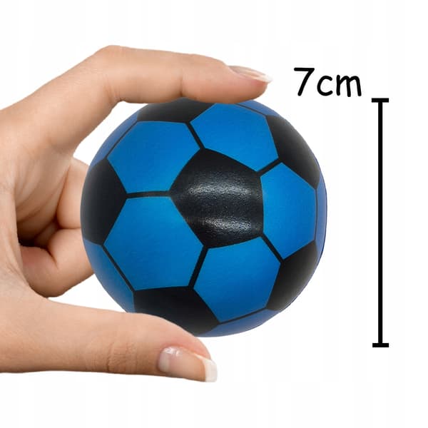 FODBOLD blød afslapningsbold ANTI-STRESS 7 CM