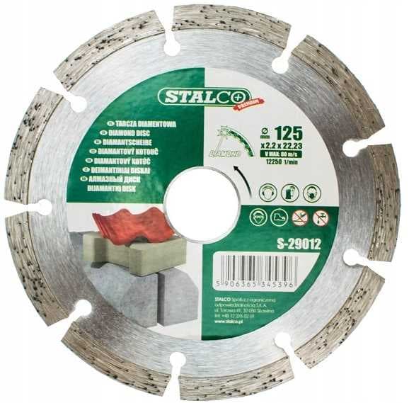 STALCO SEGMENTOITU TIMANTTITERÄ 125X2.2X22.23MM S-29012
