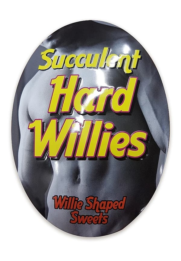 Saftige Hard Willies penisformede slik