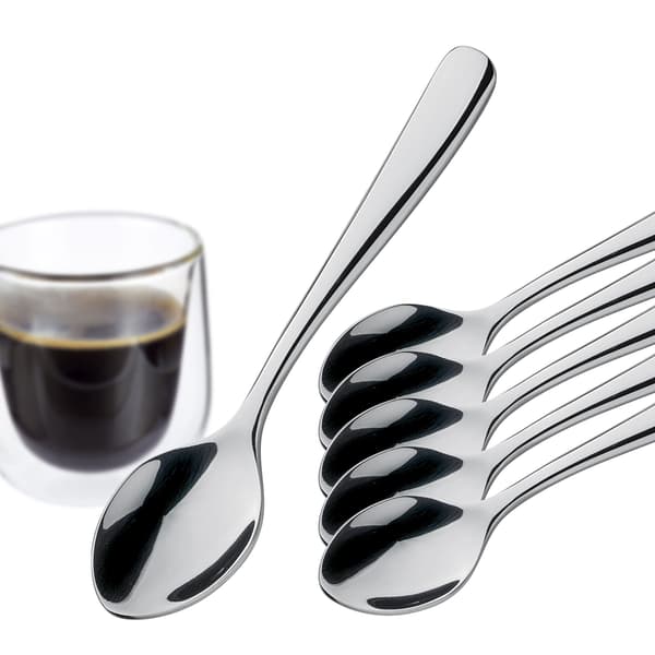 Cilio Roma espressoskeer, 6 stk., 10,5 cm, rustfrit stål