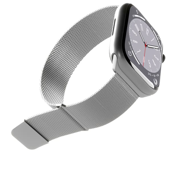 Apple Watch Rustfrit Stål Milanese Rem 38 40 41mm - Sølv