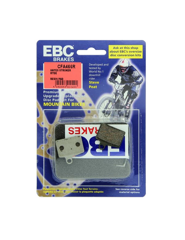 CFA466R - EBC Brakes Organic Performance Cykelbromsbelägg