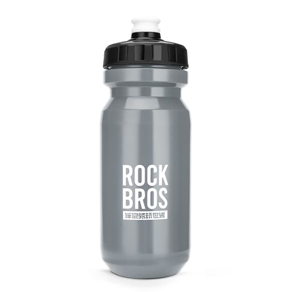 Polkupyörän vesipullo 600 ml - harmaa
