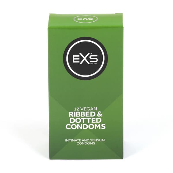Ribbede kondomer 3 i 1 12 stk. EXS