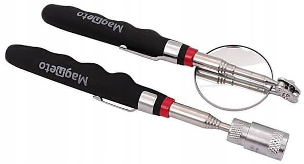 LED magnetisk griber + inspektionsspejl