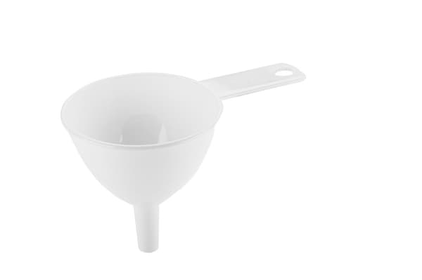 Set med 3 PRACTICO kökstrattar i plast, universal, vitt material