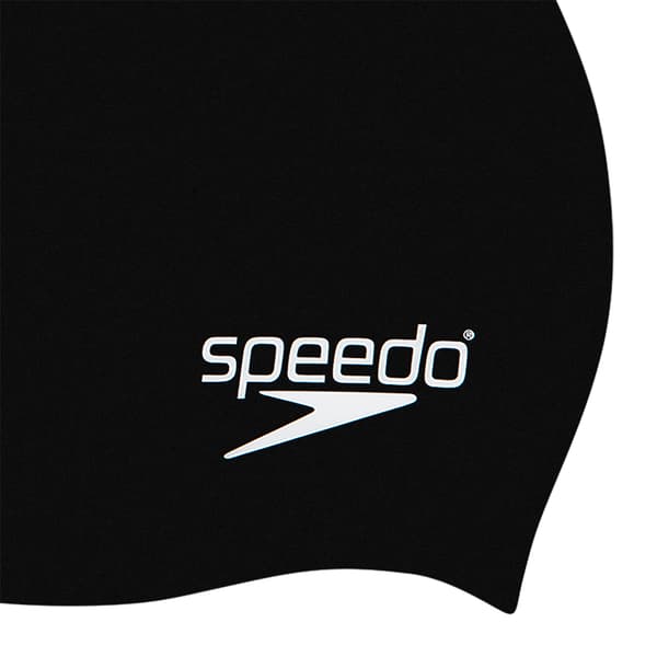 Speedo Plain Molded Silicone Junior Cap