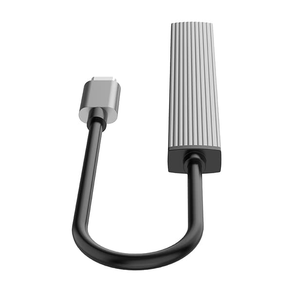 Hub AH-13 dockningsstationssplitter USB-C till 4x USB-A - grå