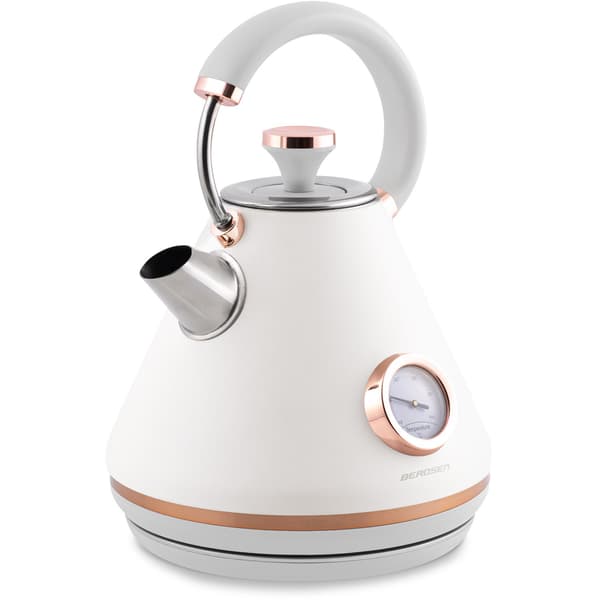 Vattenkokare med termometer 1,7L Berdsen BD-701 vit