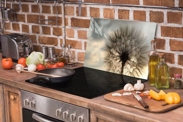 GLAS SKÆREBRÆT 52x30 BLOMST