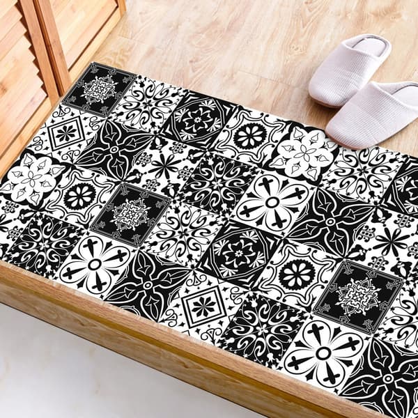 Selvhæftende PVC-patchwork-paneler sæt med 10 tapet 20x20cm ZM-06-006
