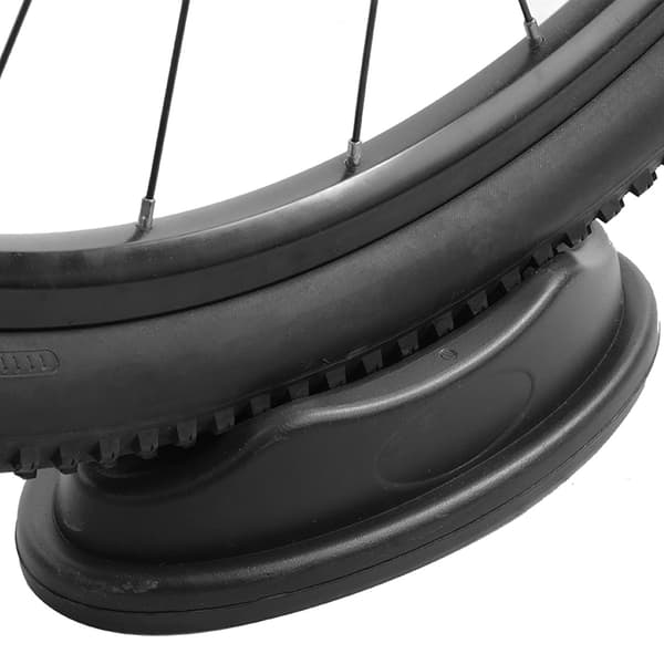 Forhjulsstøtte til cykeltræner - sort